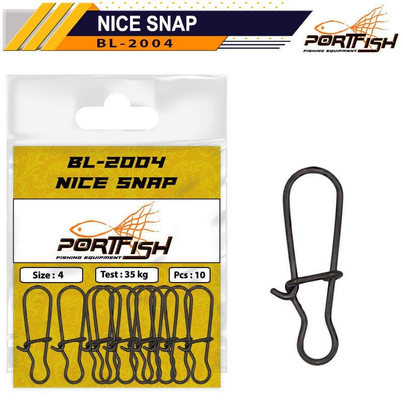 Portfish BL-2004 Maket Klipsi (Snap)
