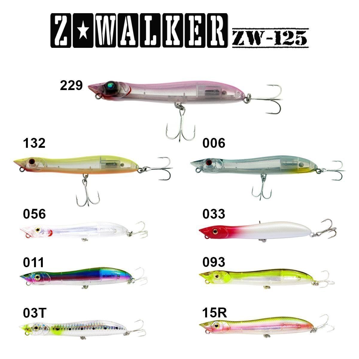 Fujin Z-Walker 125mm 18gr Su Üstü Maket Balık - 229 Pink Flash