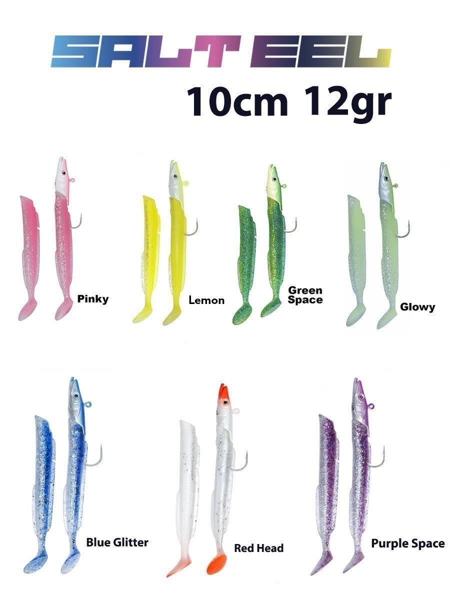 Fujin Salt Eel 10cm 12gr x2 Silikon Yem -020 Red Head