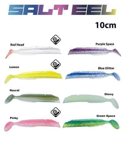 Fujin Salt Eel Body 10cm x3 Silikon Yem Gövde - 035 Pinky
