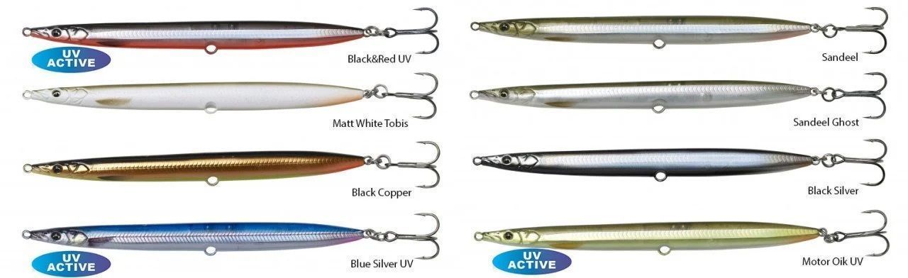 Savage gear Sandeel Pencil 125 mm 19 gr Suni Yem - Blue Silver UV