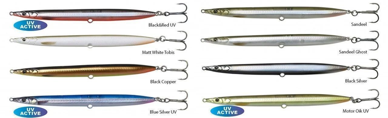 Savage gear Sandeel Pencil 125 mm 19 gr Suni Yem - Matt White Tobis