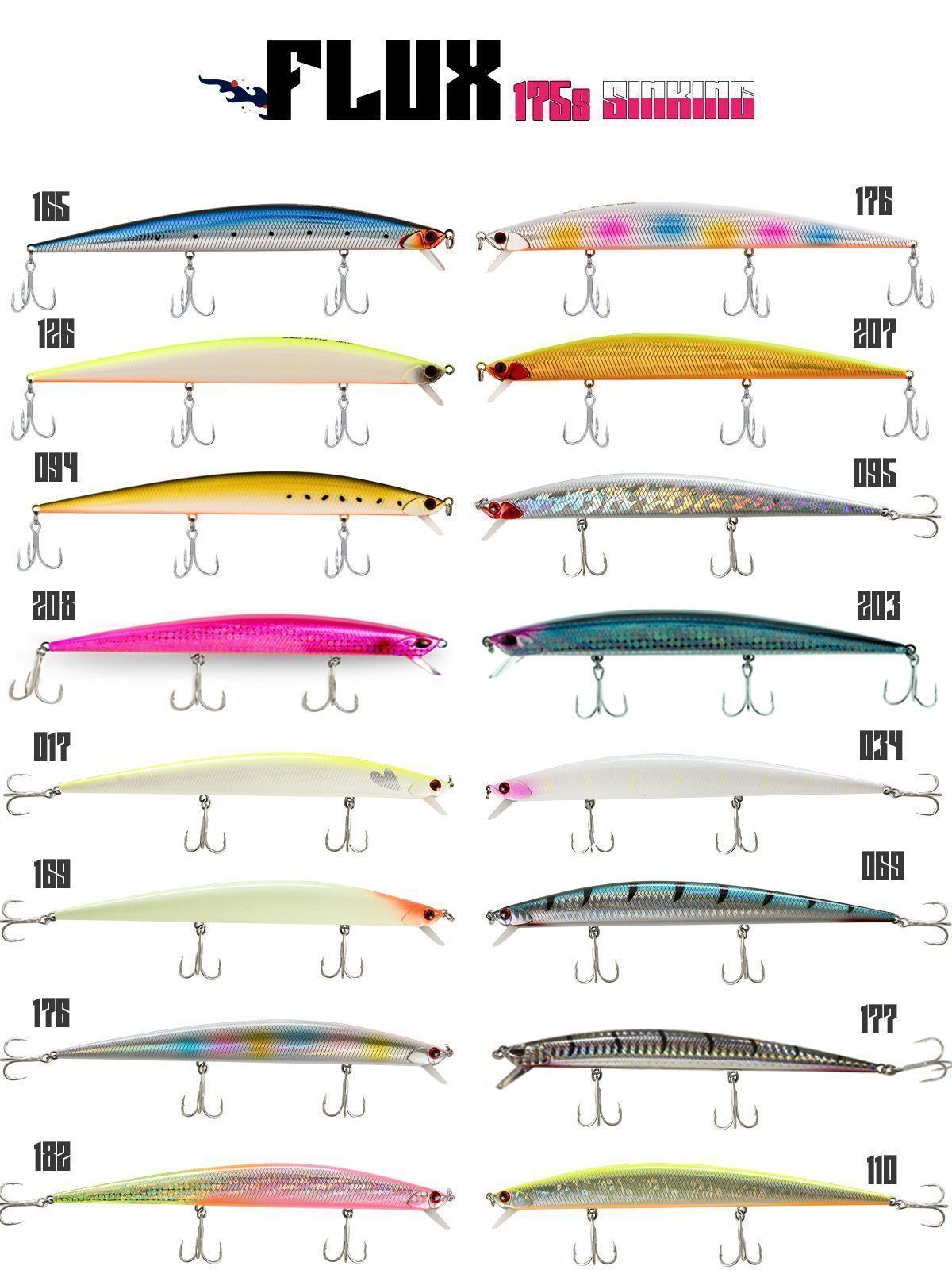 Fujin Flux 175mm 29gr Sinking Maket Balık - 177 Barracuda Ken