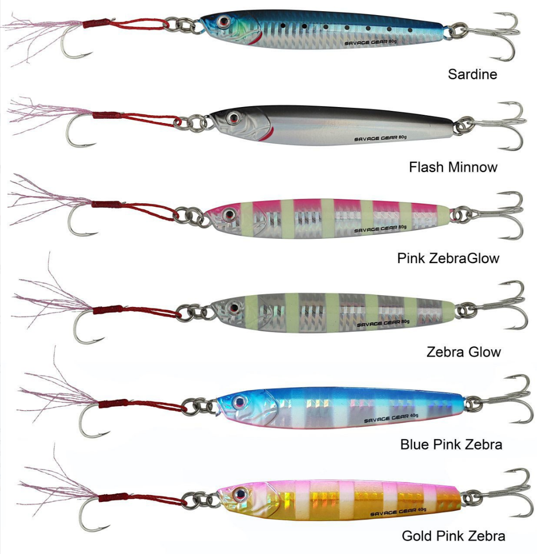 Savage gear 3D Slim Minnow 60 gr Jig Sahte Balık - Glow Zebra