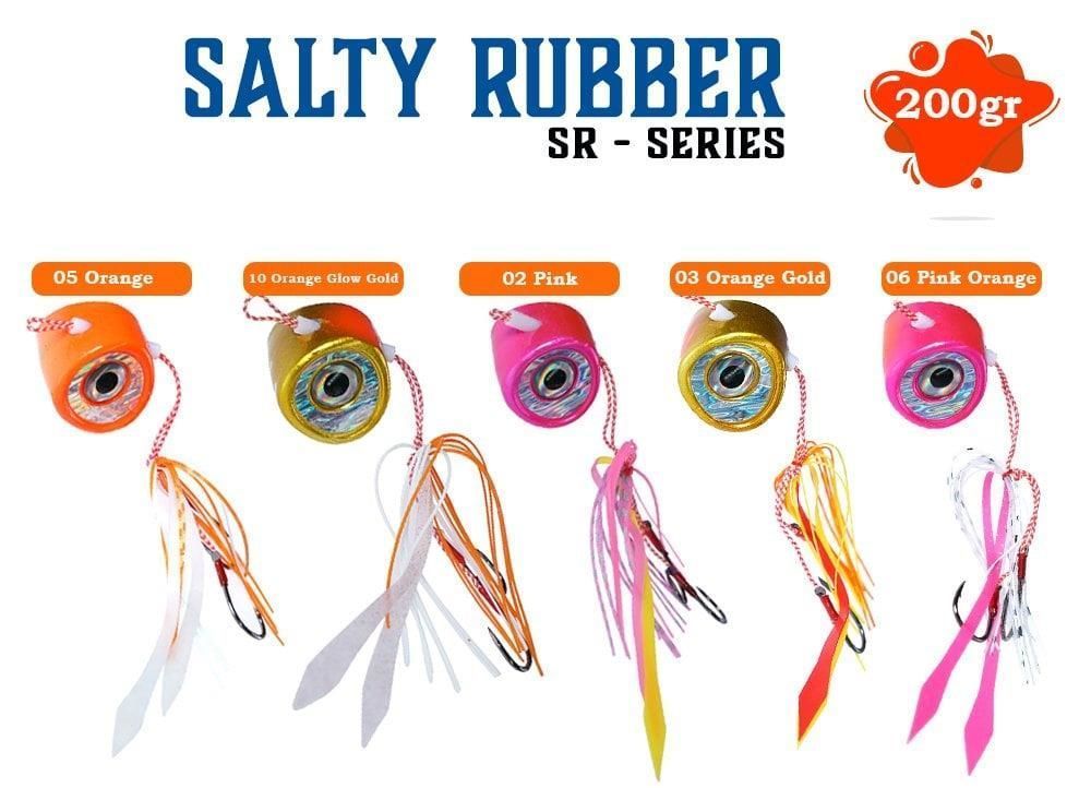 Fujin Salty Rubber 200gr SR Serisi Tai Rubber Set - 05 Orange 3D Eye SR-02