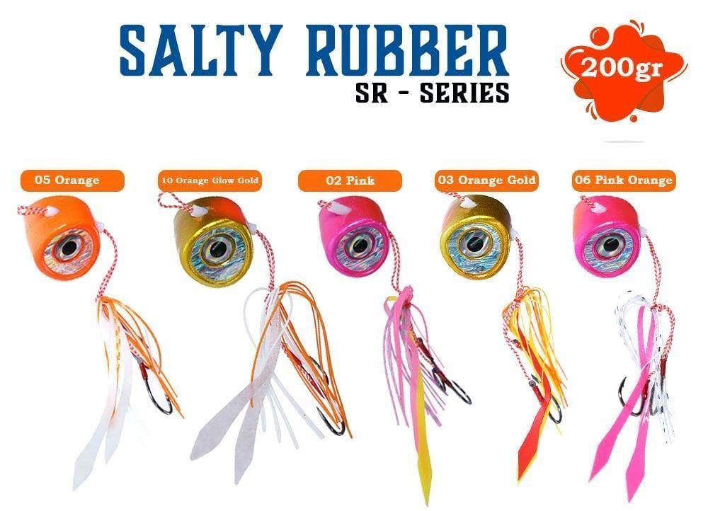 Fujin Salty Rubber 200gr SR Serisi Tai Rubber Set - 06 Pink Orange SR-12