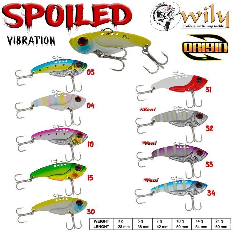 Wily Spoiled Vibrasyon Jig 3 gr 2.8 cm - 10