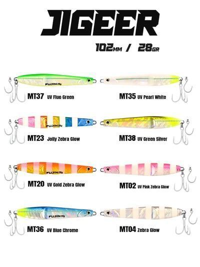 Fujin Jigeer 28gr 102mm Kaşık Yem - MT37 Fluo Green