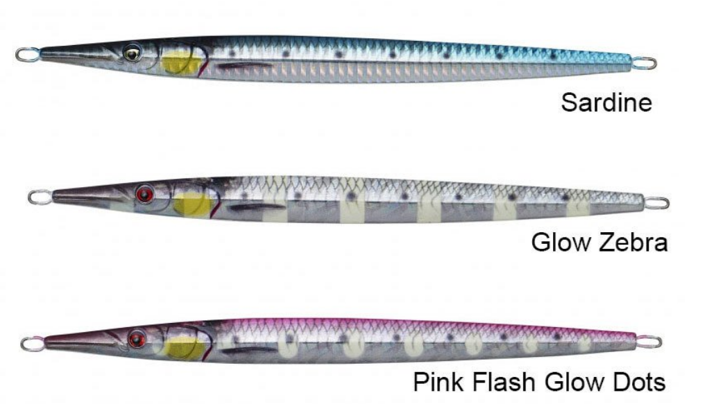 Savage gear 3D Needle Jig 150 gr 23 cm Sahte Balık - Glow Zebra
