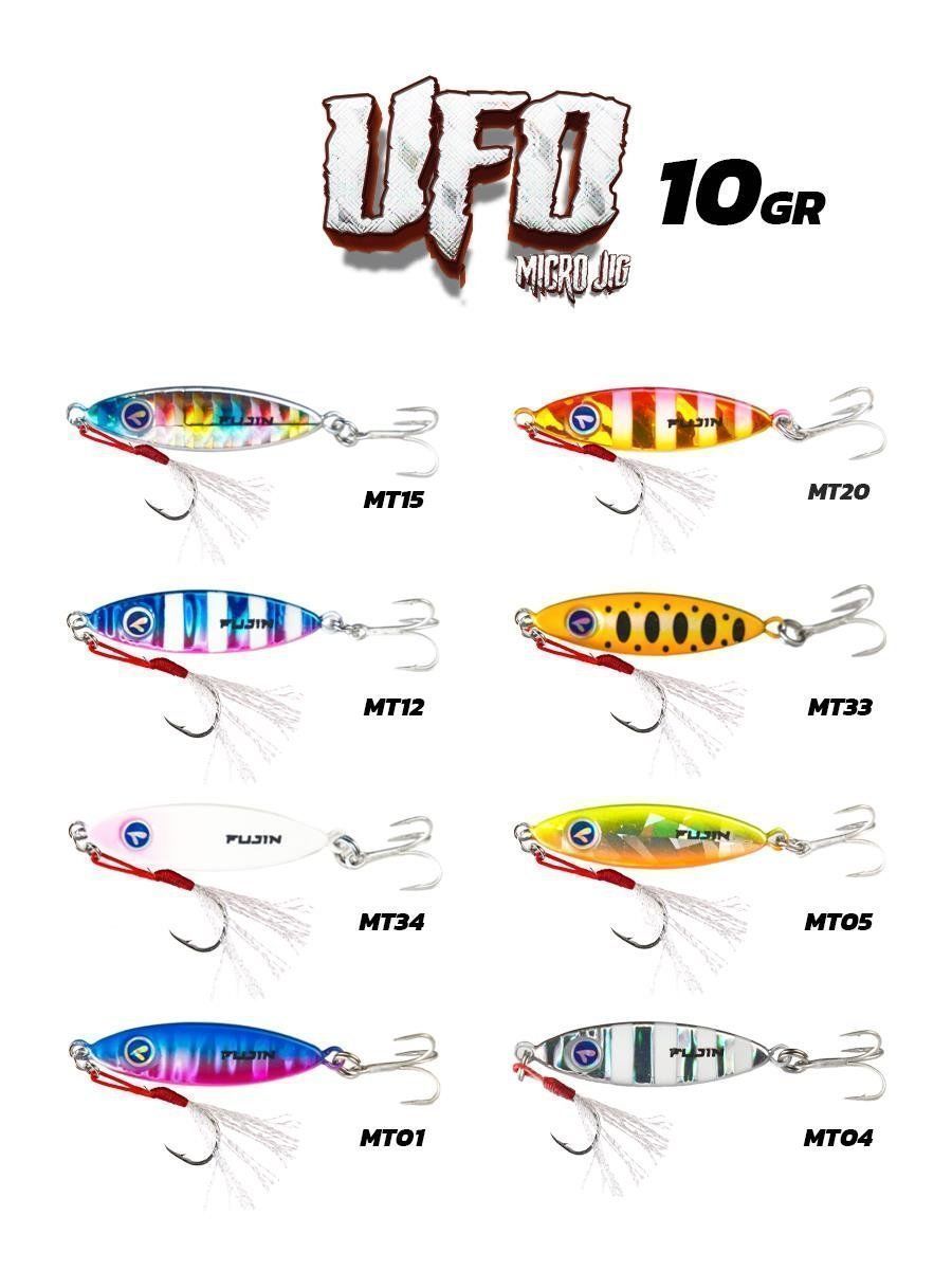 Fujin UFO Micro Jig 10gr - MT12 Blue Pink Zebra Glow