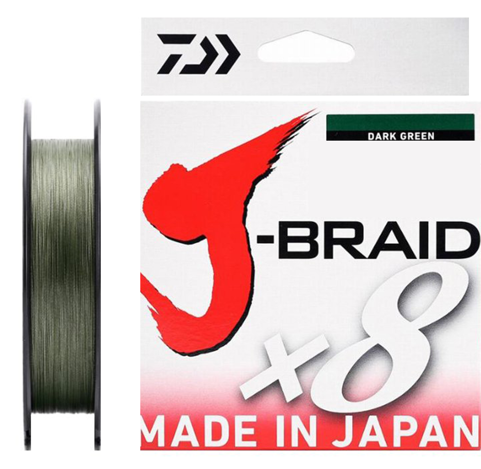 Daiwa JBraid 8B Koyu Yeşil 150m İp Misina 0,10 mm