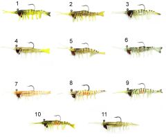 Captain 3049 Magic Shrimp 3D Silikon Karides 76mm 5.5gr Suni Yem - 11
