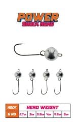 Fujin Power Shockhead #6 Hareketli Jighead - 4gr