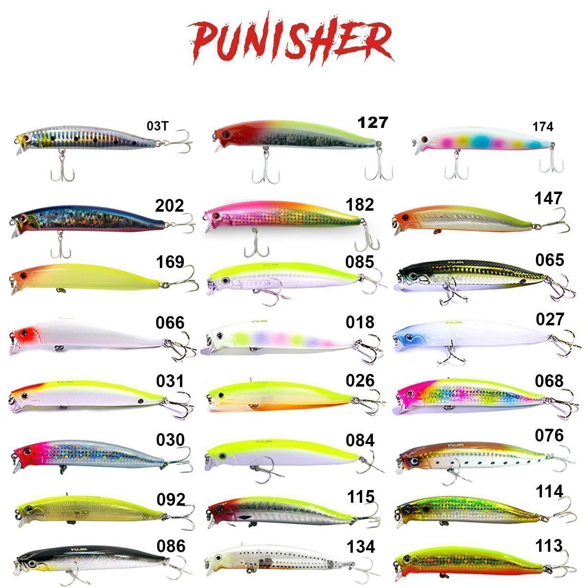 Fujin Punisher Maket Balık PN105SW - 086 Flashing Minnow