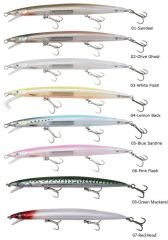 Savage gear Sandeel Jerk Minnow 145 14g Suni Yem - 04-Lemon Back
