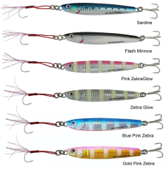 Savage gear 3D Slim Minnow 80 gr 10,5 cm Jig Sahte Balık - Blue Pink Zebra